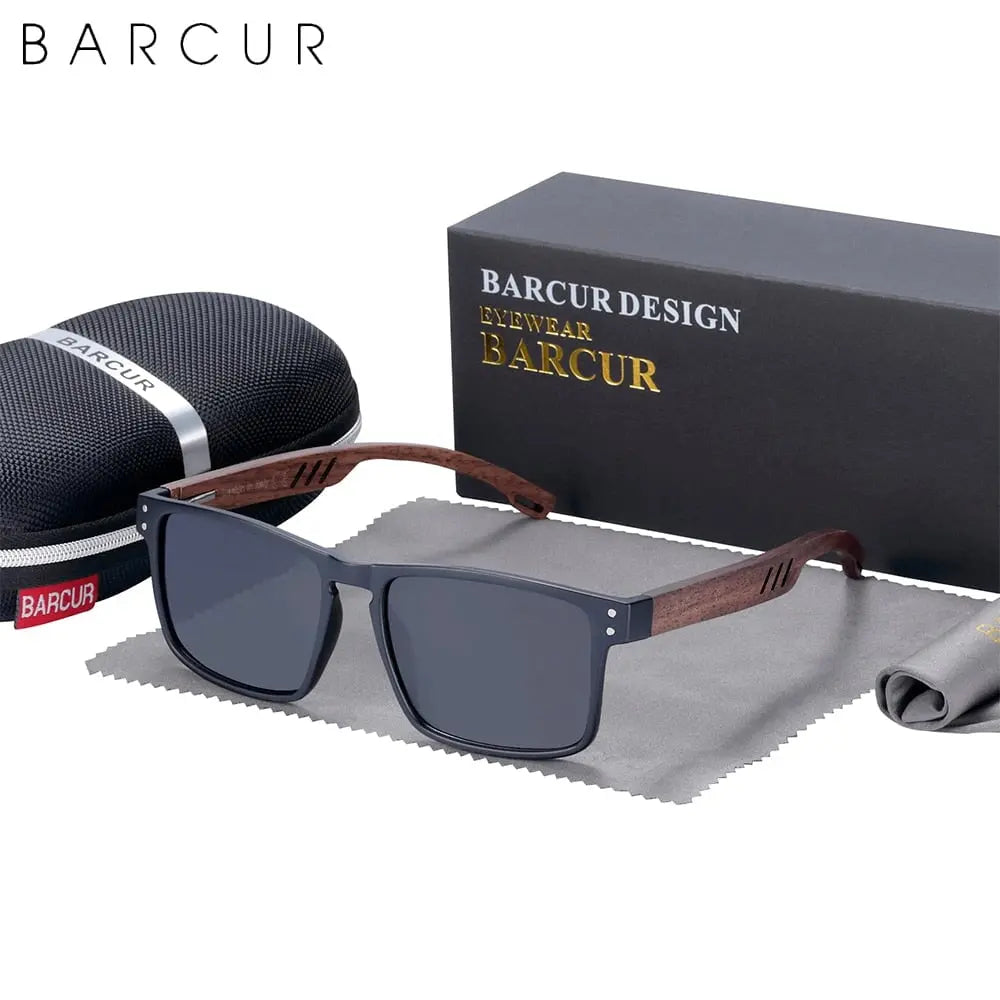 Designer Sonnenbrille Polarisierte Brillen UV400 Walnuss Holz Look Designer Sonnenbrille Polarisierte Brillen UV400 Walnuss Holz Look